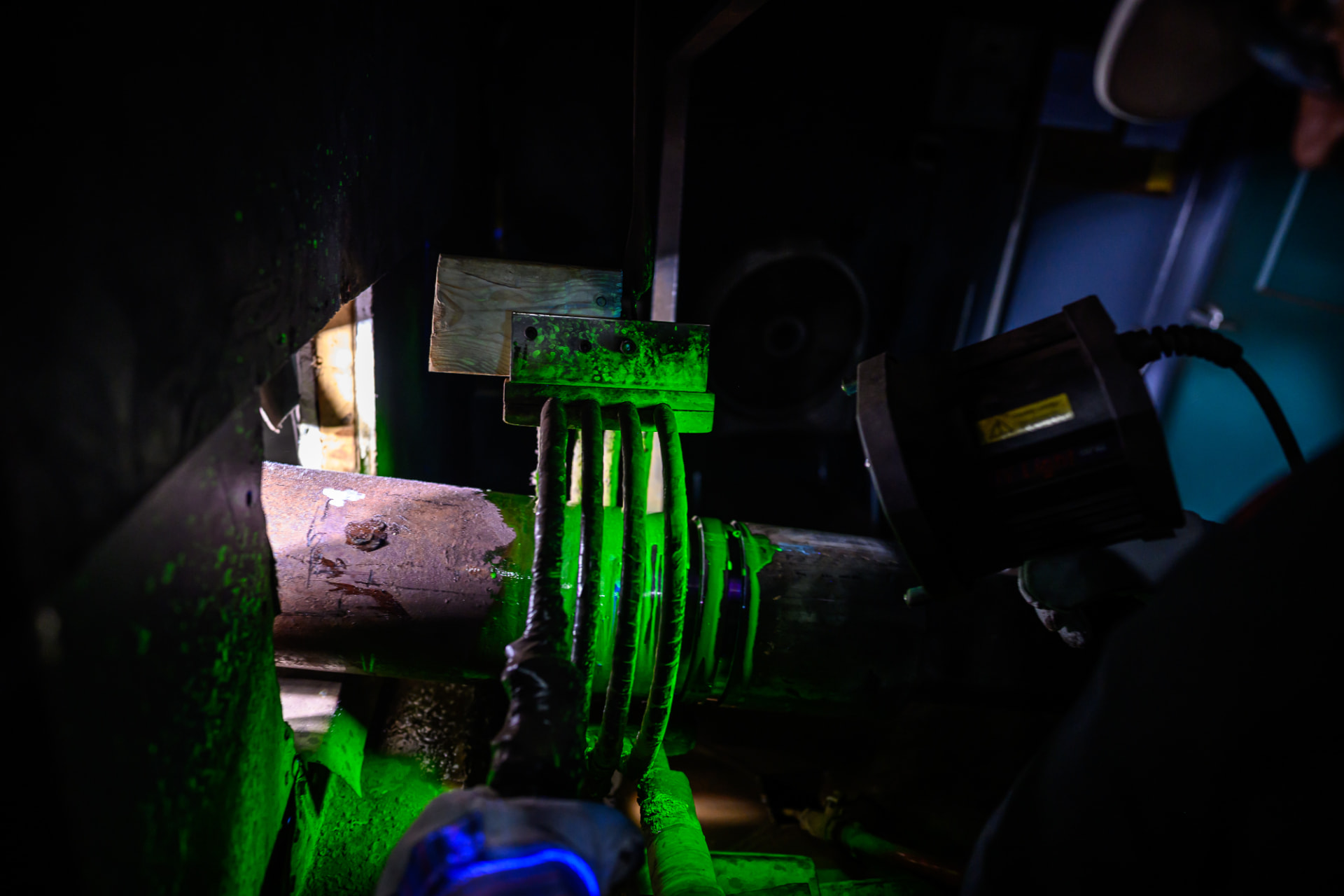 Inspection of a manufactured shaft connection